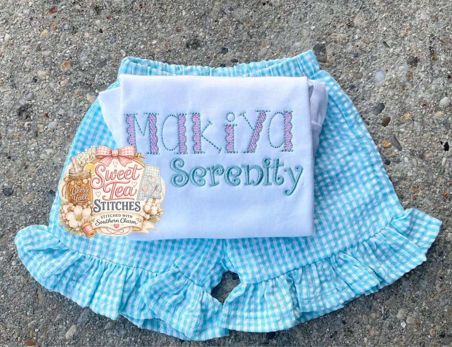Gingham & Grace Short Set