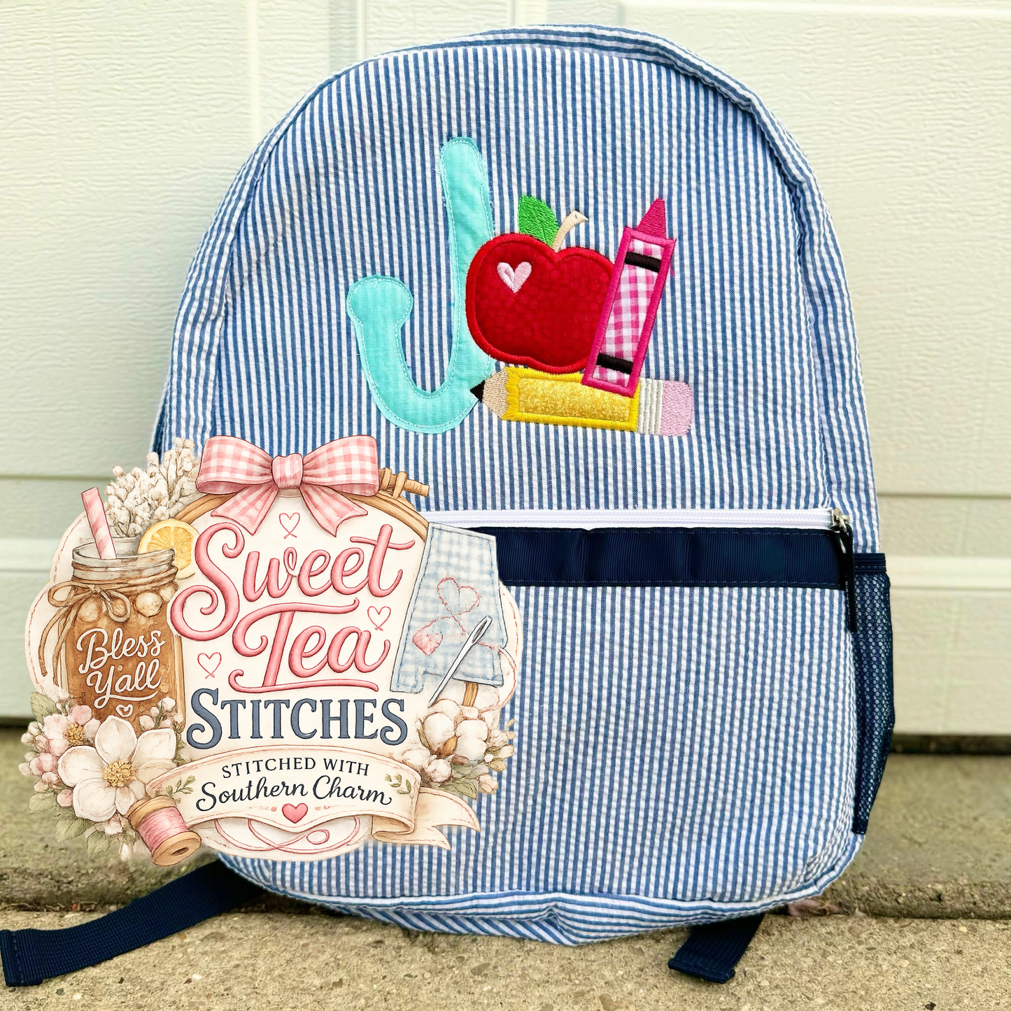 Apple of My Eye Personalized Backpack