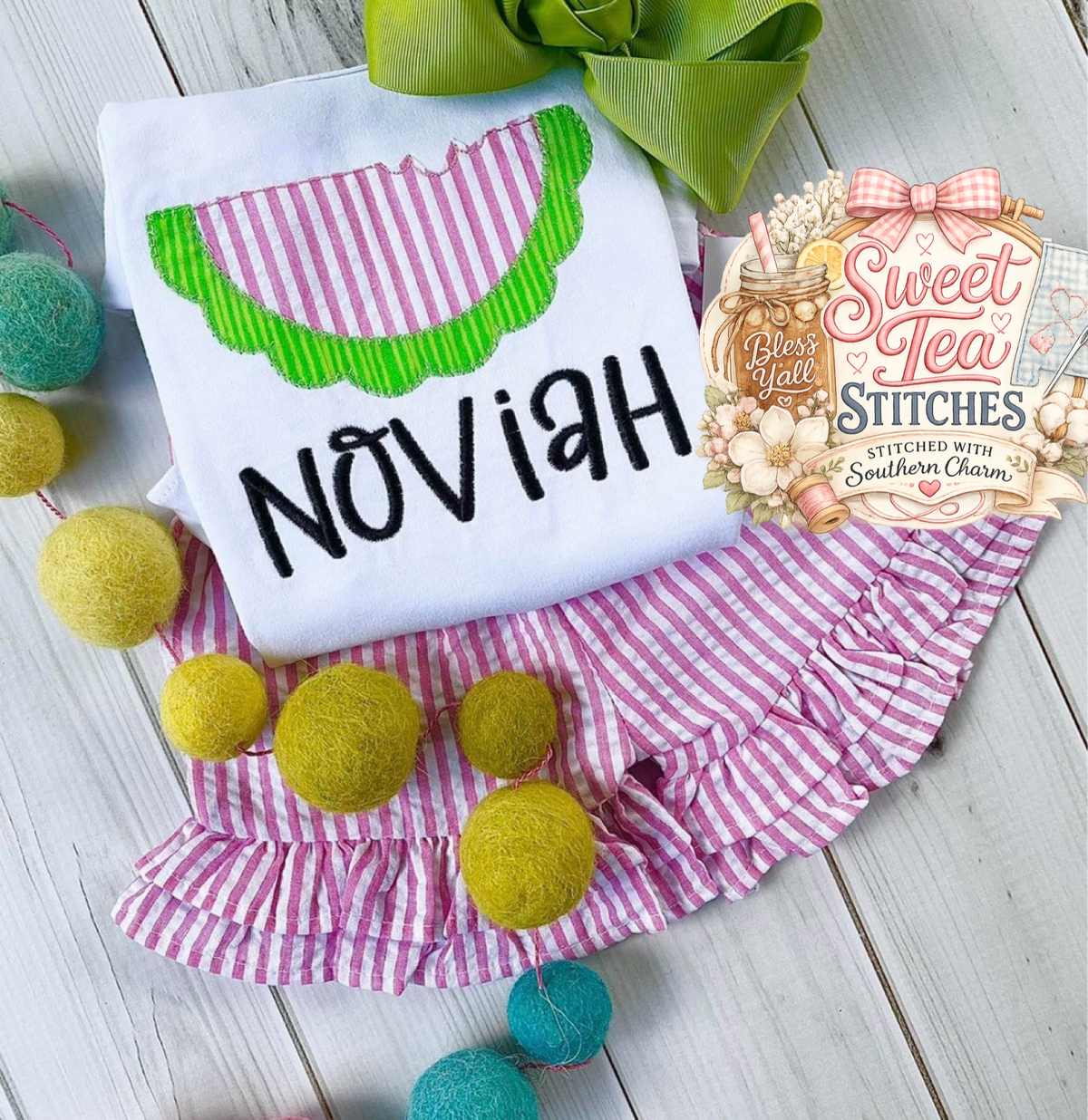 Sweet Summer Watermelon Short Set