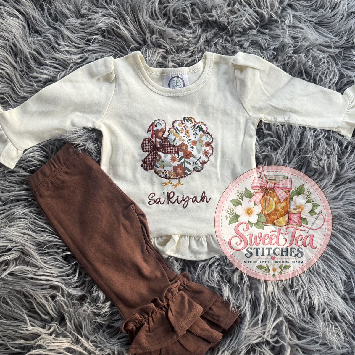 Floral Turkey Outfit