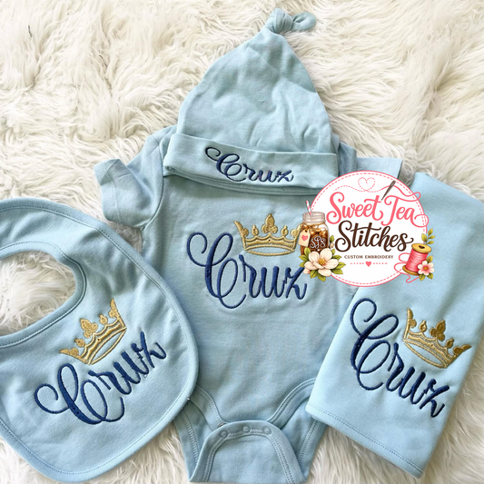Prince Themed Onesie Set
