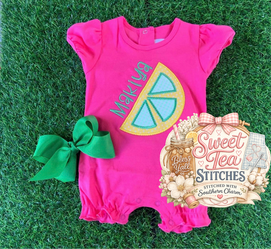 Sweet as Summer Romper🍋💗
