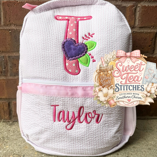 Sweet Blossom Personalized Backpack 🌸