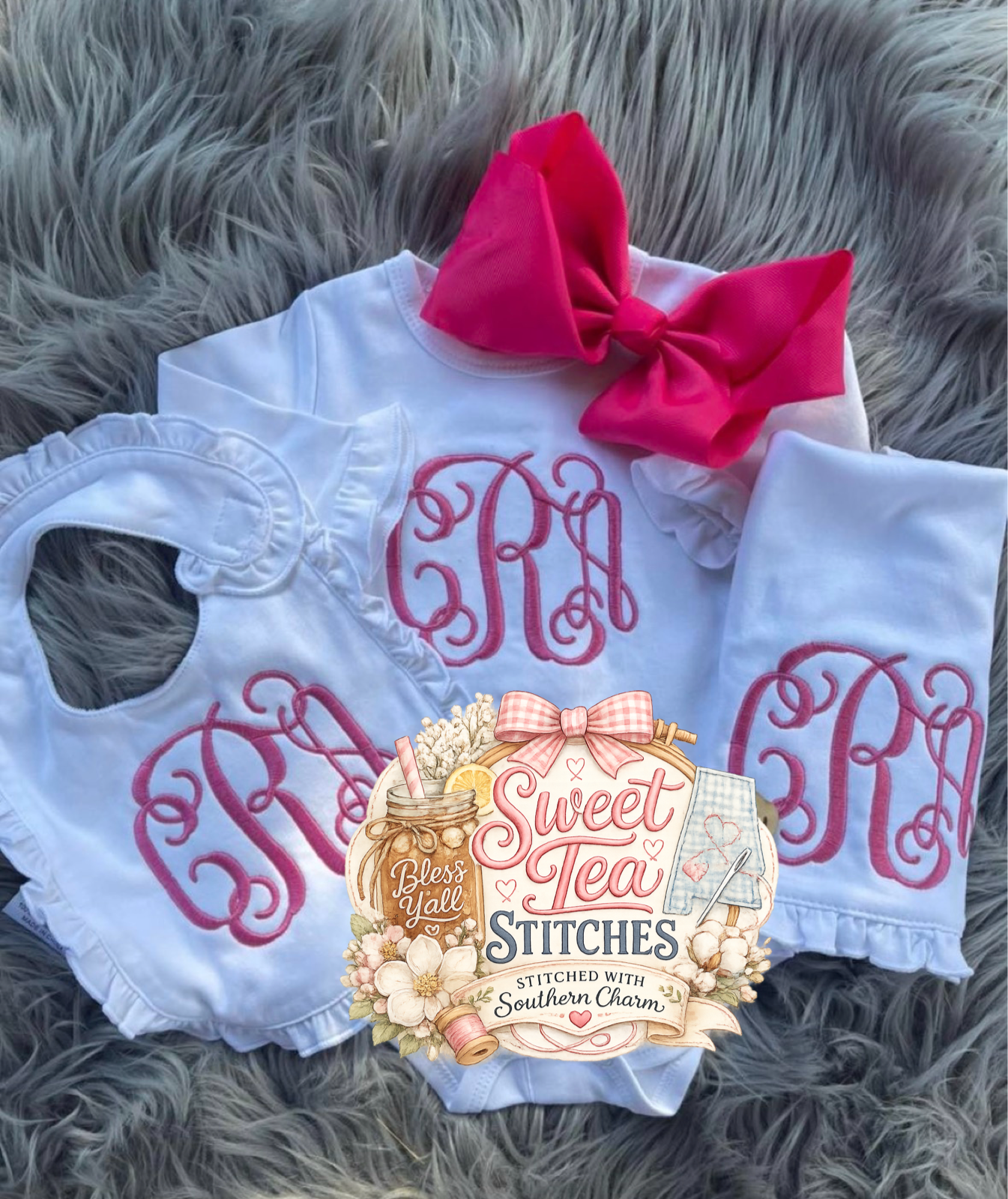 Southern Monogram Keepsake Set 🎀
