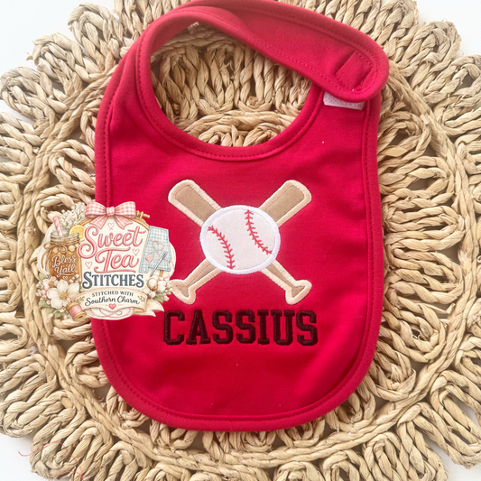 Bat and Ball Bib